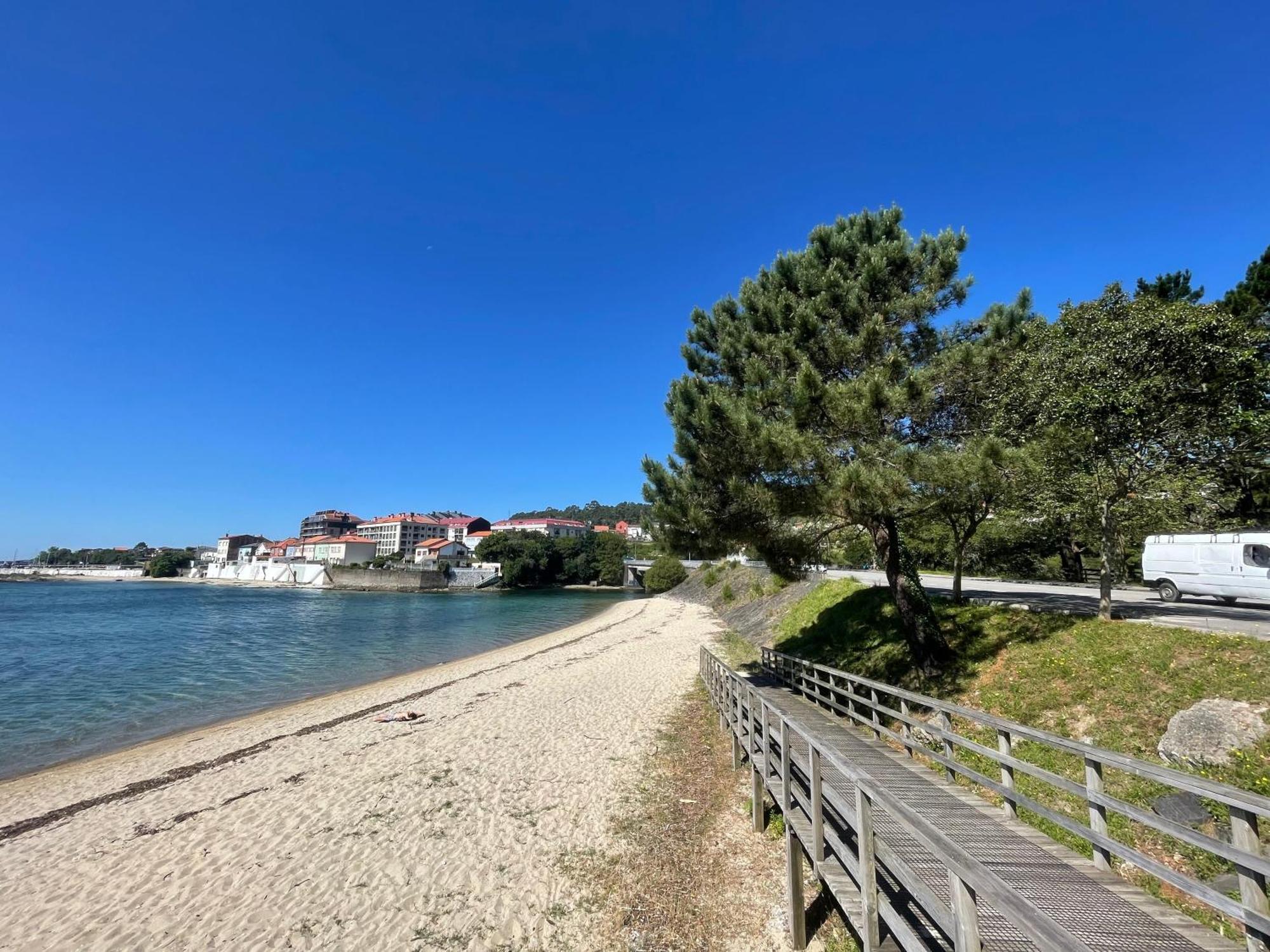 Apartamento Piso Cerca De La Playa En Escarabote,Boiro Exterior foto